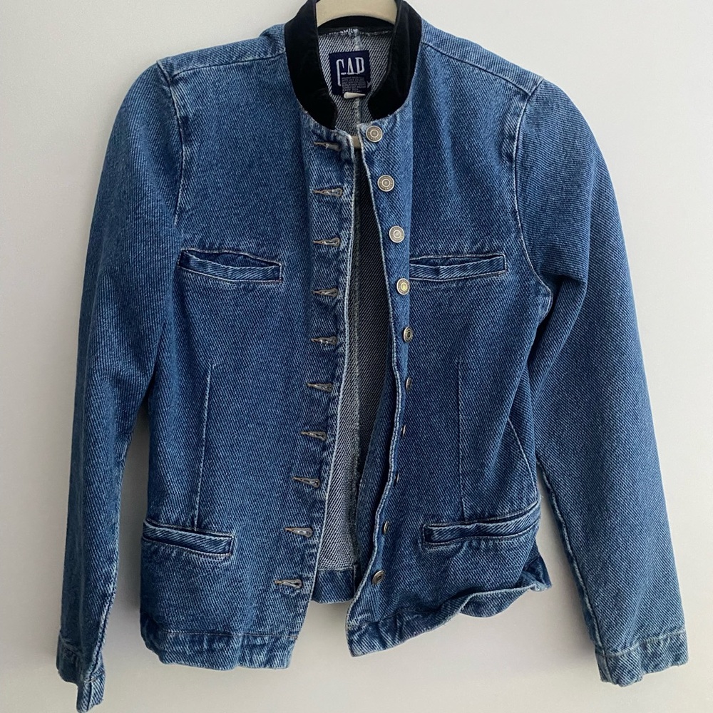 Vintage Gap Denim Fitted Jacket